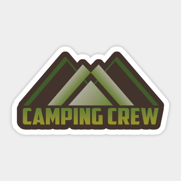 Camping Crew Sticker by Shapetrix